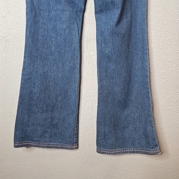 Vtg Tommy Hilfiger Womens 14 Bootcut Dark Blue Jeans Vintage Y2K - Picture 9 of 12